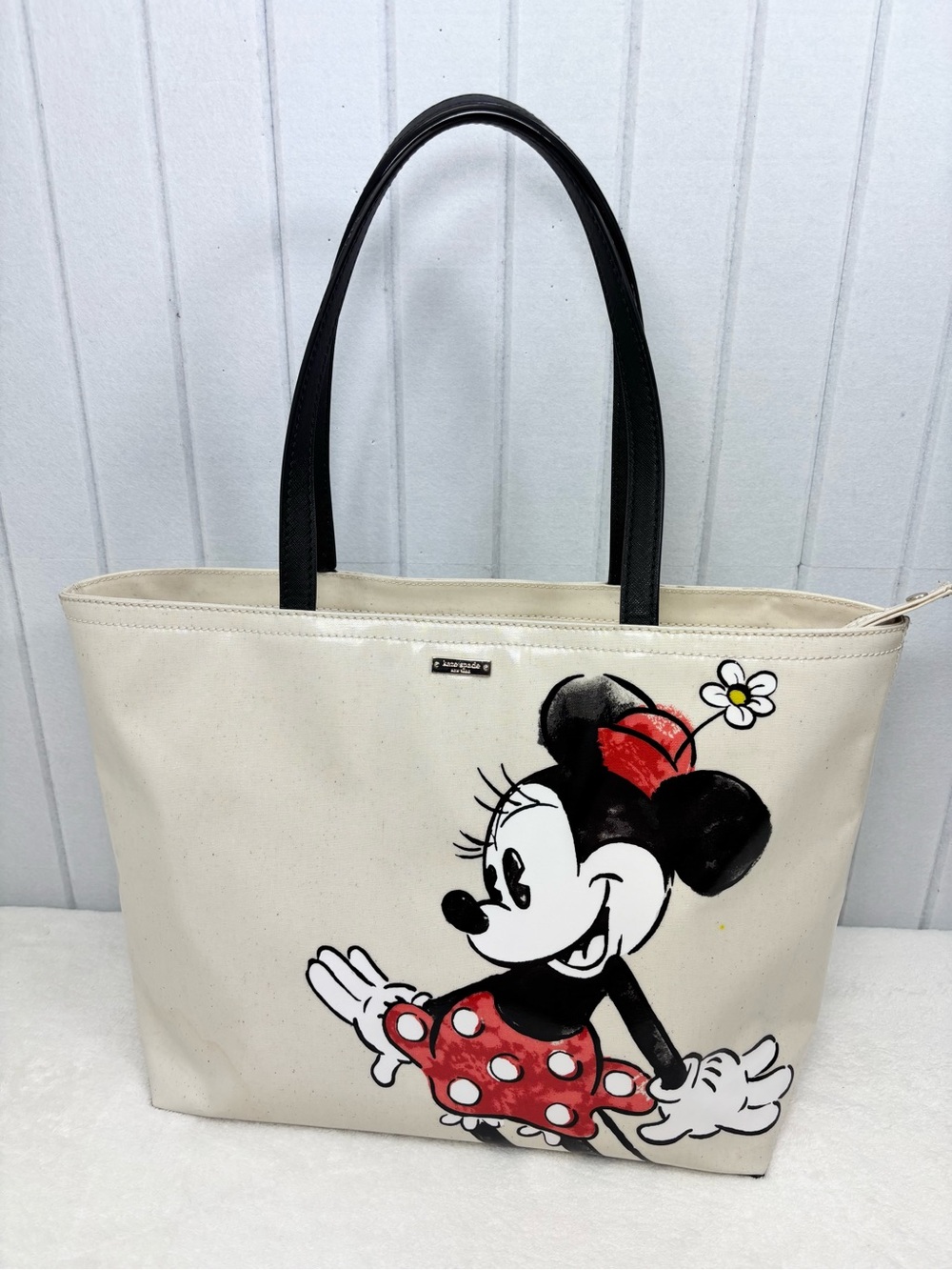 KATE SPADE NEW YORK DISNEY MINNIE MOUSE FRANCIS LARGE HANDBAG TOTEBAG